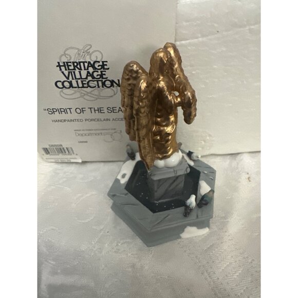 Dept 56 Heritage Village "Spirit Of The Season" Handpainted Porcelain Angel - Picture 4 of 6